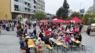 übersichtlich aber gut gefüllt.