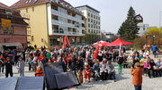 Unterer Marktplatz ist gut besucht Unterer Marktplatz ist gut besucht